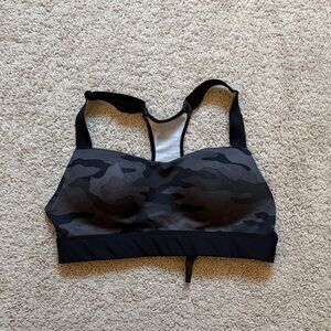 PINK Victoria's Secret Black Camo Sports Bra